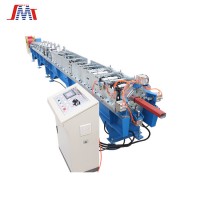 Hydraulic driven superior quality auto gutter type pipe making down spout roll forming machine