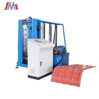 Color steel arched curving roof panel roll forming machine