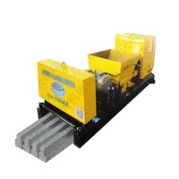 Prestressing concrete T beam machine for flooring system